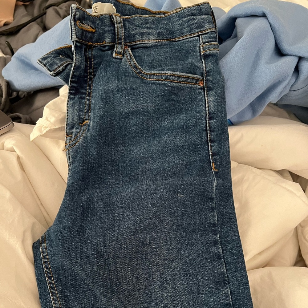 Dark Blue Topshop Jamie Jeans